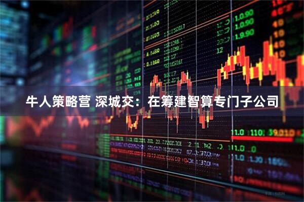 牛人策略营 深城交：在筹建智算专门子公司
