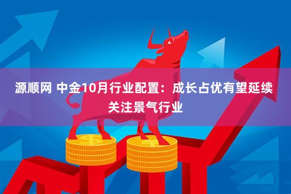 源顺网 中金10月行业配置:成长占优有望延续 关注景气行业
